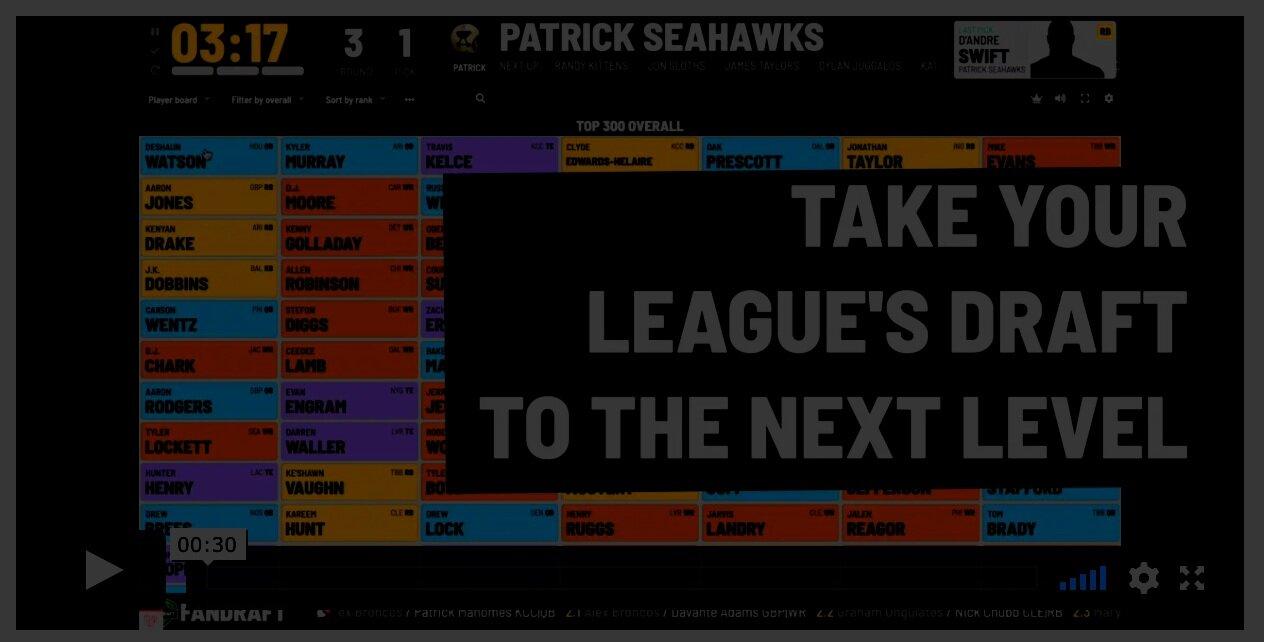 Football 2020: Re-Inventing the Fantasy Football Draft Board